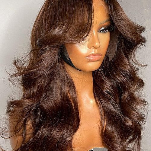 4LightBrownHdLaceUndetectableInvisibleLaceFrontHumanHairWigs 3