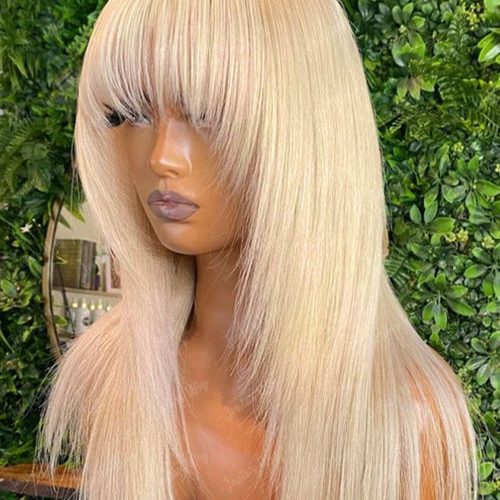 Wolf Cut 613 Blonde Layered Straight Human Hair yyt 1